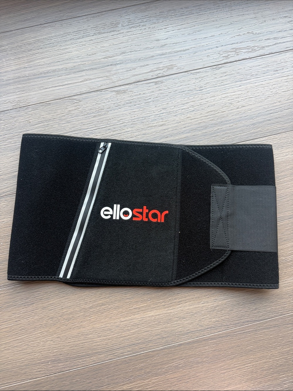 ellos Black Neoprene Tablet Sleeve with Zip Pocket